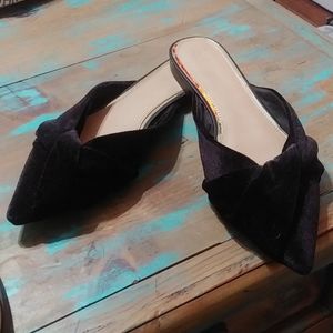 H&M velvet flats